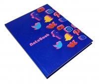 Блокнот- книжка 15*20 см. 655 (Соцсети)