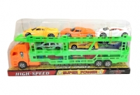 Машина автовоз 686-4 (3-х этажный, 6 машин + 2 гонки)