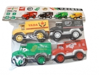 Набор камазов в пакете 4 шт. DH090-75 (городская техника)