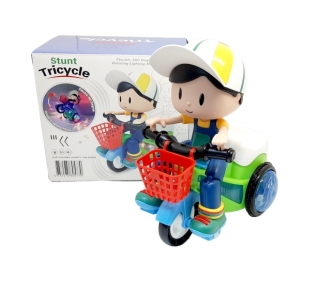 Мальчик на мотоцикле в коробке YJ-3023