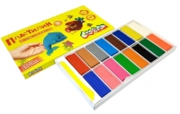Пластилин классический 16 цв. ПКМ16-П (Каляка-Маляка)