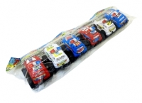 Набор джипов в пакете 6 шт. 697А-6P (полиция)