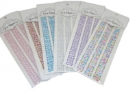 Фурнитура для поделок (стразы 3 полосы) XJ-005