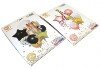 Шарики надувные в наборе 8 шт.(3 фольги+5 надувн. шампанское)