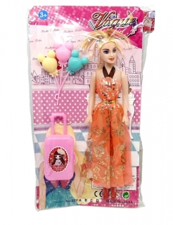 Барби на картоне 222К2 ( с воздушными шариками)