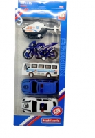 Набор машин в коробке 5 шт. 399-906Z (полиция)