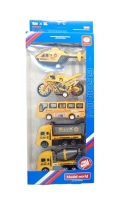 Набор машин в коробке 5 шт. 399-665Z (строительные)