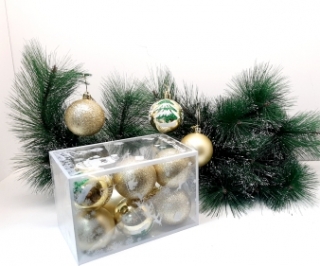 Шары 5 см. 3 вида в блистере 12 шт. W4-2