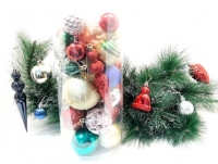 Игрушки в наборе,в колбе Р-1 ( с сосульками)