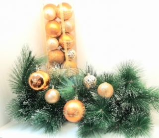 Шары 6 см.+4,5 см.в блистере 24 шт.НМ-151