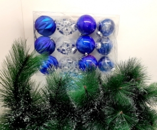 Шары 8 см. 4 вида в блистере 12 шт. НМ-149