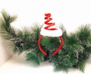 Ободок красный,колпачек-пружинка 26532-03