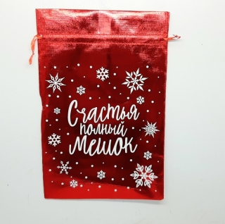 Мешок для подарков 20*30 ТТ-63 (глянцевый)
