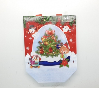 Пакет-сумка "С новым годом" ПВХ 22*23 4000-01