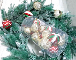 Шары 8 см. 4 вида в колбе 20 шт.F-29