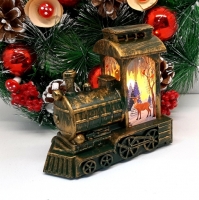 Паровоз светящийся 12 см. 945-2