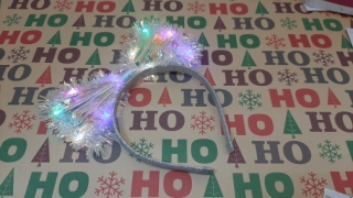 Ободок с мишурой NT92-15 (бант светящийся)