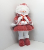 Снеговик  в одежде 40 см А4-43А/В