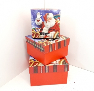 Подарочные коробочки 3 в 1 7139-1 (9*9,11*11,13*13)