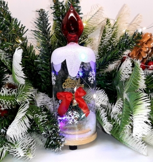 Свеча светящаяся в коробочке 21 см. 909-7