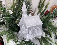 Домик прозрачный 10 см. В45-22