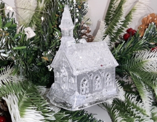 Домик прозрачный 10 см. В45-22