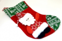 Сапог для подарков с аппликацией 33 см.АА-16