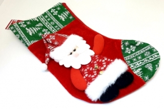 Сапог для подарков с аппликацией 33 см.АА-16