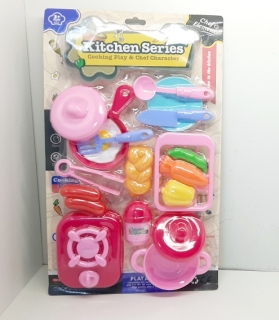 Набор посуды на картоне 2269-3