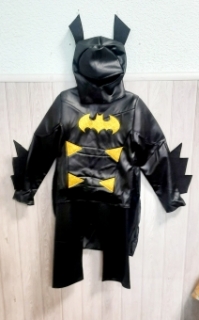 Костюм новогодний "Бетмен" рр 28-34 (с кожанной отделкой)