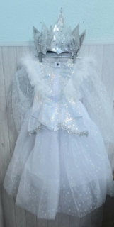 Костюм новогодний "Снежная королева" рр 28, 30, 36, 38