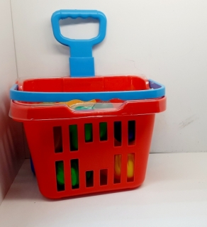 Тележка для супермаркета  с продуктами FT-001 (Узбекистан)