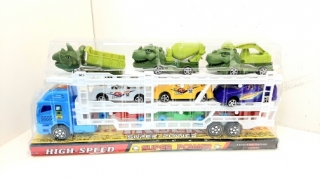 Машина автовоз 448-3 ( 3-х этажный, с динозаврами)