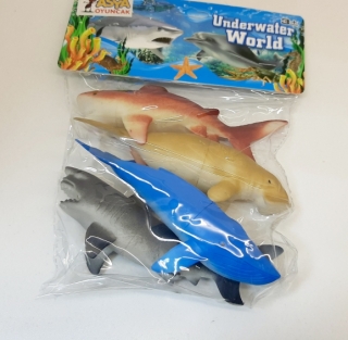 Набор морских обитателей 555А-10 (4 шт.)