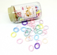 Резинки для волос в баночке (копилка)