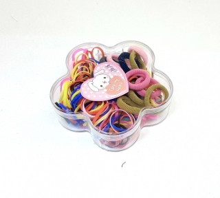 Резинки для волос в футляре "Цветок"