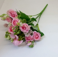 Розочки мелкие 30 см. 196-22 (5 веточек)