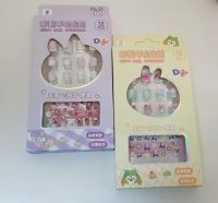 Ногти накладные в коробочке 2524/26 (детские с наклейками)