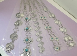 Пояс-цепочка в этно стиле