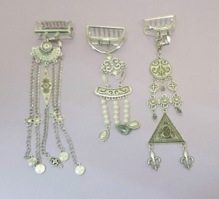 Краб металлический с подвесками (этно стиль)