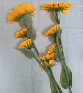 Стат. цв. Подсолнух 130 см. Z-201 ( 5 голов)