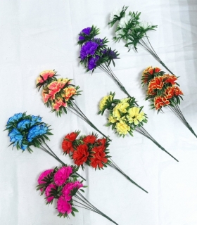 Стат. цв. Гвоздика 40 см. Z-009 ( 6 голов)