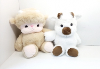 Мяг. Бегущий теленок 40 см. ( 2 вида)