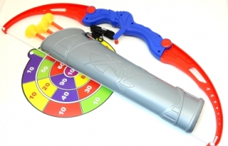 Набор лук+стрелы в пакете 1285-12(с колчаном)