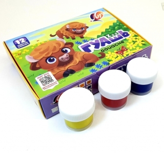 Гуашь "Zoo" 12 цв.15 мл. 19С 1252-08 (Луч)