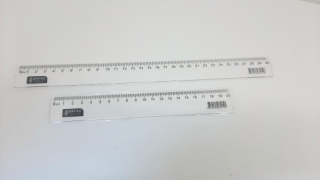 Линейка пластиковая 20 см.61753 ( Qazaq Бренд)