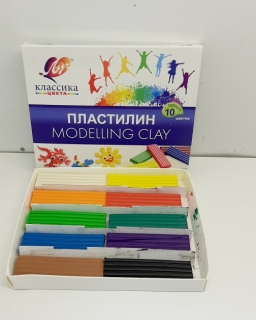 Пластилин "Луч" 10 цв. 7С 304-08