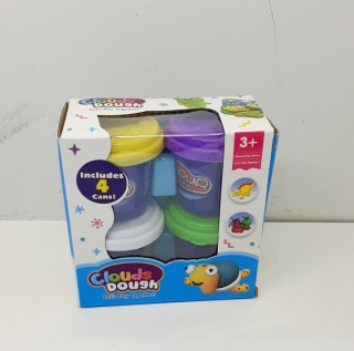 Пластилин "Clouds Dough" в коробке 4 цвета  9201