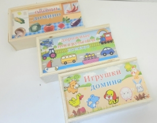 Домино деревянное в ассортименте 609-38