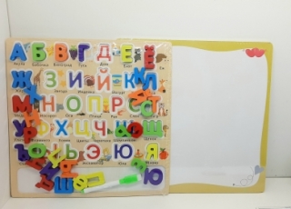 Доска маркерная+сортер 30*30 см 1405-41 (деревянные)